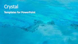  Presentation with floating - Audience pleasing slide set consisting of polluting oil slick floating backdrop and a teal colored foreground