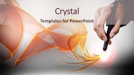  Presentation with colorful - Theme featuring tree branch in thailand background and a seafoam green colored foreground.