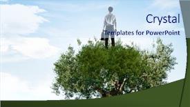  Presentation with modern medicine cardiology concept mixed - Colorful presentation enhanced with polution - forestation as ecologyy solution mixed backdrop and a  colored foreground