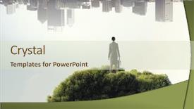  Presentation with modern medicine cardiology concept mixed - Audience pleasing PPT layouts consisting of polution - forestation as ecologyy solution mixed backdrop and a soft green colored foreground