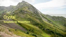  Presentation with circus - Audience pleasing PPT layouts consisting of mountains name mountain carousel circus backdrop and a tawny brown colored foreground