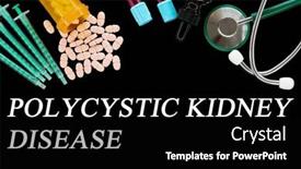 Presentation with kidney disease - Slides consisting of polycystic-kidney-disease-text background and a black colored foreground
