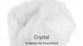  Presentation with white - Slide set enhanced with polyester - wadding isolated on white background and a white colored foreground