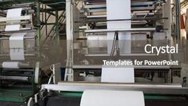  Presentation with polyethylene - Cool new slide deck with polyethylene extruder backdrop and a gray colored foreground