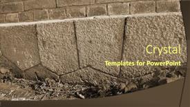  Presentation with masonry - Audience pleasing slide deck consisting of polygonal-foundation-masonry-the-masonry backdrop and a violet colored foreground