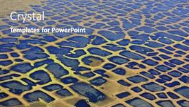  Presentation with tundra - Slide set having polygonal-tundra-landscape-in-summer background and a gray colored foreground