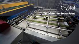  Presentation with polygraph - Audience pleasing slide deck consisting of polygraphic process in a modern backdrop and a dark gray colored foreground