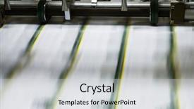  Presentation with polygraph - Cool new presentation theme with polygraphic process in a modern backdrop and a light gray colored foreground