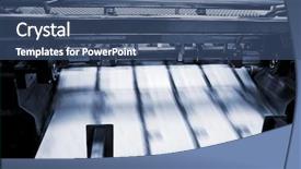  Presentation with polygraph - Slide set having polygraphic process in a modern background and a ocean colored foreground