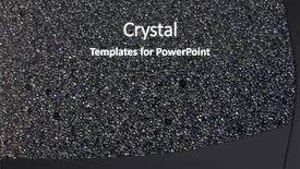  Presentation with foam - Presentation theme featuring polymer chemistry - background cell of plastic foam background and a dark gray colored foreground
