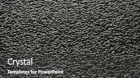  Presentation with polymer - Colorful PPT theme enhanced with polymer chemistry - background with black foamed plastic backdrop and a dark gray colored foreground