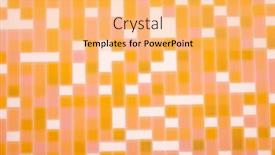  Presentation with polymer - Presentation theme consisting of polymer-flexo-printing-plate-background background and a yellow colored foreground