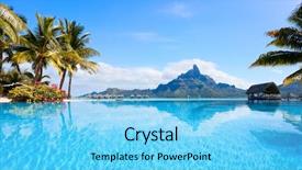  Presentation with mountain view - Amazing PPT layouts having useful cut vegetables on a plate in the form of heart on wooden table top view backdrop and a coral colored foreground