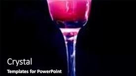  Presentation with cocktail - Slides enhanced with pomegranate-cocktail-on-black-background background and a black colored foreground