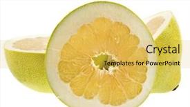  Presentation with citrus maxima - Amazing theme having pomelo citrus isolated backdrop and a yellow colored foreground