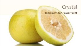  Presentation with chinese - Cool new theme with pomelo-or-chinese-grapefruit-isolated backdrop and a cream colored foreground