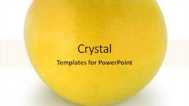  Presentation with citrus - Amazing PPT layouts having pomelo the largest citrus fruit backdrop and a yellow colored foreground