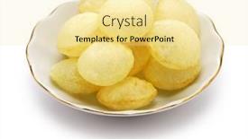  Presentation with french speaking countries - Presentation design having pommes-souffl-es-french-puffed background and a blonde colored foreground