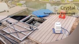  Presentation with filter - Slide set enhanced with pond-filter-system-for-keeping background and a coral colored foreground