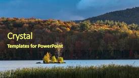  Presentation with holi festival of colors - Amazing presentation theme having pond in vermont with seasonal backdrop and a  colored foreground