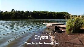  Presentation with dock - Slide deck enhanced with hobby word golden coin stacked with wooden bar on shallow dof green background background and a lemonade colored foreground