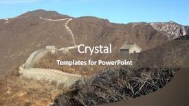  Presentation with great wall travelling - Audience pleasing presentation theme consisting of pongol - great wall of china backdrop and a  colored foreground