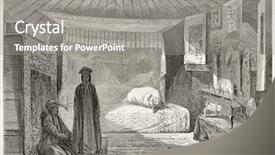  Presentation with princess - Slides consisting of pongol - kibikta tent interior background and a gray colored foreground