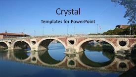  Presentation with france - Beautiful slides featuring pont neuf in toulouse france backdrop and a light blue colored foreground