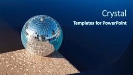  Presentation with edm - Presentation theme with pool-party-dj-edm-event background and a ocean colored foreground