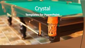 Presentation with room - Amazing theme having pool room backdrop and a teal colored foreground