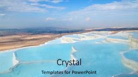  Presentation with tourism turkey - PPT layouts enhanced with pools and terraces pamukkale turkey background and a light blue colored foreground