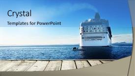  Presentation with cruise ship - Amazing slide deck having alternative medicine with lemon ginger backdrop and a  colored foreground.