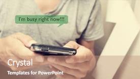  Presentation with 3d man sitting question mark - PPT theme featuring poop - closeup of a young caucasian background and a coral colored foreground