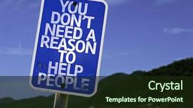  Presentation with helping - PPT theme with helping poor - you don't need a reason background and a wine colored foreground