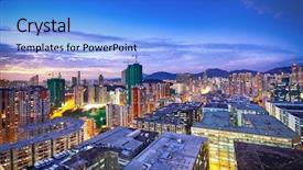  Presentation with hong kong - Audience pleasing PPT layouts consisting of bunch of flowers this is backdrop and a ocean colored foreground.