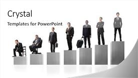  Presentation with rich man - Presentation having poor rich - competition for business man background and a white colored foreground