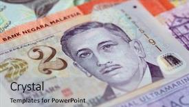  Presentation with poor rich - Beautiful PPT layouts featuring poor rich - singapore 2 dollars note closeup backdrop and a light gray colored foreground