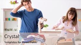  Presentation with roman clothing - Slide deck enhanced with concept of charity with donated background and a lemonade colored foreground