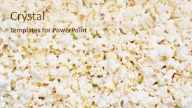  Presentation with pop dance - Presentation featuring pop corn background and a  colored foreground
