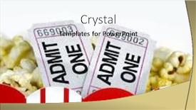  Presentation with entertainment - Cool new slides with popcorn-and-ride-or-entertainment backdrop and a cool aqua colored foreground