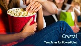  Presentation with movie theater - Colorful slide set enhanced with hipster manager sitting on stairs on sunny piccadilly circus london working on laptop backdrop and a gray colored foreground