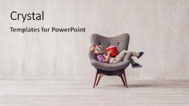  Presentation with cinema - Beautiful slides featuring popcorn in the cinema backdrop and a light gray colored foreground