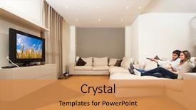  Presentation with popcorn movie - Slide deck with popcorn while watching a movie background and a gold colored foreground