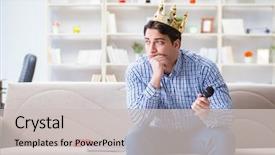  Presentation with of kids singing - Colorful PPT layouts enhanced with popstar - funny man singing songs backdrop and a  colored foreground