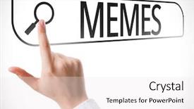  Presentation with search - Amazing slides having popstar - memes written in search bar backdrop and a white colored foreground