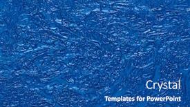  Presentation with polyethylene - Presentation theme with popular-crumpled-abstract-wavy-plastic background and a ocean colored foreground