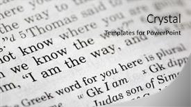  Presentation with new testament - Audience pleasing PPT theme consisting of popular new testament passage john backdrop and a light gray colored foreground