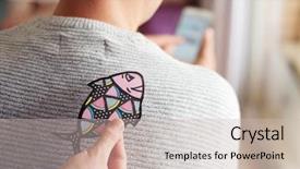  Presentation with france - Theme with popular prank for april background and a soft green colored foreground