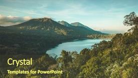 Presentation with bali island typical indonesia - Audience pleasing slide set consisting of popular tourist attraction amazing balinese backdrop and a tawny brown colored foreground