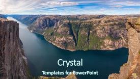  Presentation with aerial - Audience pleasing PPT theme consisting of popular travel and base backdrop and a ocean colored foreground